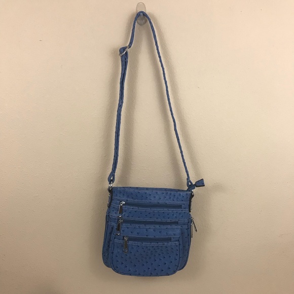ostrich crossbody purse